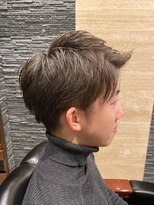 プレミアムバーバー 目黒店(PREMIUM BARBER produce by HIRO GINZA) 前髪上げツーブロック