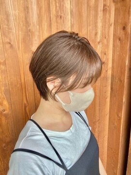 リミックス 飯塚店(Remix) 大人ショート×アッシュカラー/くすみベージュ◎30代 40代 50代