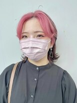 カリーナコークス 原宿 渋谷(Carina COKETH)&nbsp;ウルフカット/インナーカラー/イヤリングカラー/ピンク