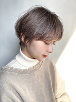 アイティーバイアルバム 八王子店(IT by ALBUM) ブラウンショートボブ_外ハネボブセクションカラー_38939