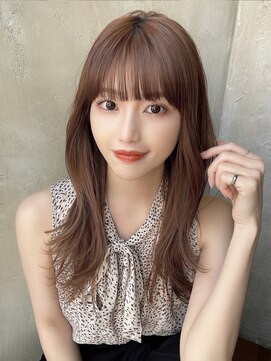 アフロート ルヴア(AFLOAT RUVUA) 20代30代大人かわいいセミロングヘア★ブランジュ