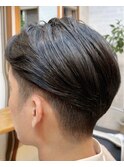 ツーブロック前下がりボブ決めバージョン