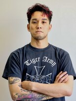 エムスラッシュ 横浜元町店(M.SLASH)&nbsp;七三/刈り上げ/ツイストスパイラル/インナーカラー/元町