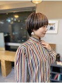ボブウルフ/アンブレラカラー/逆インナーカラー　渋谷