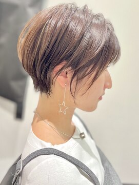 ジエクト 本店(The Ect) ★ピンクベージュ前髪マチルダボブウルフインナーグレージュ☆