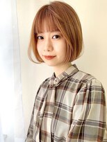 ラニウ(La Niu)&nbsp;【小顔カット】フェミニンボブ×柔らかベージュ