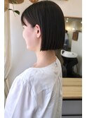 ぱつっとボブ