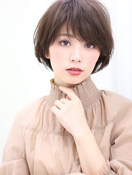 フレームプラス なんば駅前店(FRAME+) 美髪くびれショートハンサムショートショートシースルー前髪