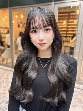 クム(kumu) 【kumu】 顔周りカット/艶カラー/栄/名古屋