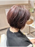 絶壁解消大人可愛いショートボブ