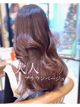 ロンド ブランシュ 錦糸町北口(Lond blanche) メルティカラーフェミニンロング似合わせカットハイトーン韓国