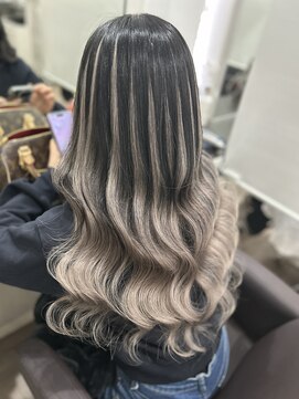 グランディールヘアデザイン(grandir hairdesign) バレイヤージュ風！-Yurika-