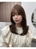透明感カラーxロング