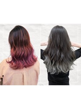 【下北沢駅南西口徒歩1分】ダメージレスで艶やかな発色を叶えます*[下北沢/イルミナカラー/再現性]