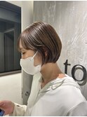 ワンカラーで作るミルクティーベージュ