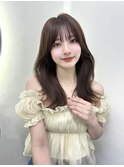 ミディアム／レイヤー／前髪あり／顔周りカット／髪質改善
