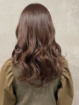 カルフール ロコ 草加西口店(Carrefour LOCO)&nbsp;ボルドーブラウン・ゆるふわ巻き・ミディアム・韓国風ヘア