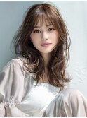 ★グレージュデザインカラーハッシュカットツートンカラーボブ