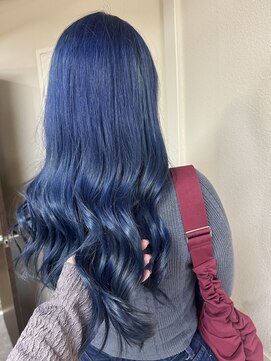 ラインヘアー(LINE HAIR) アイスブルー