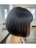 大人クラシックボブ×暗髪