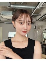 サンドイエナ 横浜店(sand yena) くびレイヤーボブルフネビージュ小顔ワンレンこなれミディ