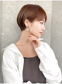 ナチュラルショート/ショートボブ/顔周り/立川/20代30代40代50代