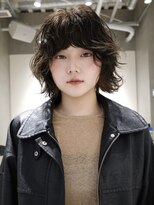 テクネ 天神大名(techne) 天神大名今泉ボブミディアムパーマ小顔レイヤー顔まわりカット