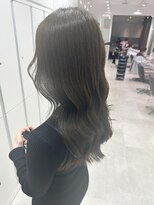 ビブ(VIV) 韓国風ロングレイヤー×透明感オリーブベージュ♪
