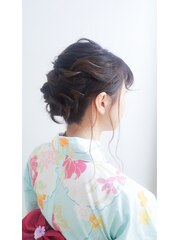 浴衣 ヘアアレンジ★武蔵小山neolive collet