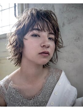 シャルムジャパン(shallm JAPAN) 柔らかレイヤースタイル/くすみベージュ