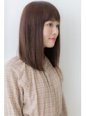 大人かわいい厚めバング前下がりセミディトZ上尾20代30代40代!