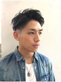 黒髪×フェード【メンズサロン/梅田/JR大阪/西梅田/北新地】