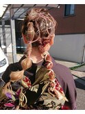 成人式アレンジ