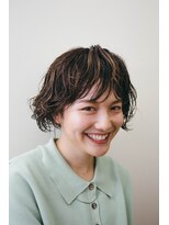 ピズム(PISM) 大人ニュアンスAラインボブスタイル/メルティカラー