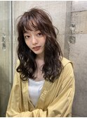 ロングのパーマスタイル