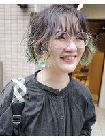 ビビト(bibito)&nbsp;bibito 切りっぱなしネオソバージュ ボブパーマ　くるくる