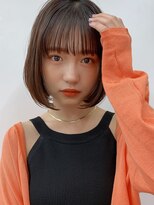 サンドシーン(sand scene)&nbsp;20代30代40代丸みショートボブマッシュ前下がりレイヤー