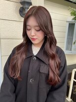 びゃんびゃん 江端店&nbsp;チョコレートブラウン/レイヤーカット/韓国風