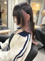 ラフ 難波店(LAFF) #黒髪#ボブルフ#ネビージュ#小顔#ワンレン