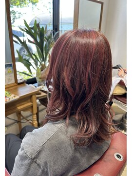 スレッド(SRED) ハイライト×ピンクカラー