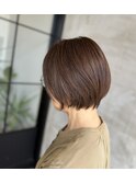 ショート/ショートボブ/大人ショート/白髪ぼかし
