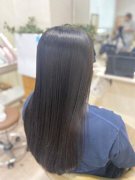 ヒラソル(girasol) ロングレイヤー/髪質改善ストレート/髪質改善トリートメント