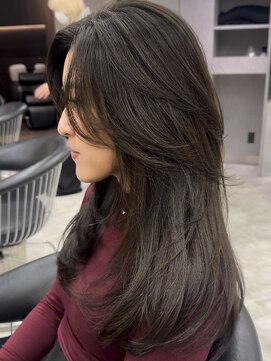 シティ(CITY) かきあげ前髪×レイヤーカット