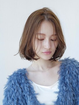 イルハバナ 渋谷(ill HAVANA) 前髪　こなれミディ　イメチェン　髪質改善　ナチュラルボブ