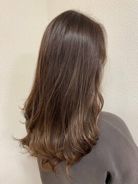 フフ 瀬戸店(FuFu) 明るい白髪染め白髪ぼかしダメージレスカラー