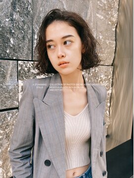 ラーナー(LONER) ニュアンスパーマ×オリーブヘア【LONER神戸三宮】