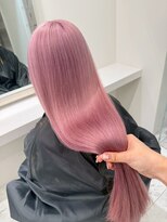 ベレーザシェルト(Beleza scelto) 13877ブリーチ&ダブルカラー韓国レイヤーラベンダーピンク