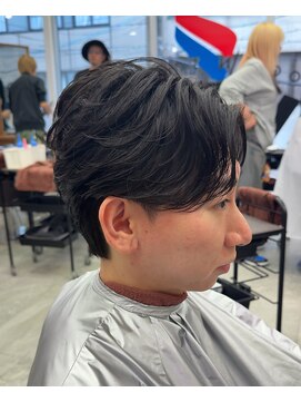 オーシャントーキョーウエスト 心斎橋 (OCEAN TOKYO WEST) 韓国センターパートニュアンスカルマパーマフェザー