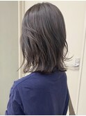 ブリーチなしダブルカラーミディアムボブ20代30代40代夏カラー