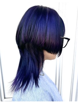 シャルティア 岩国(SHALLTIA) ハイトーン/バイオレット/パープル/ウルフカット/個性的